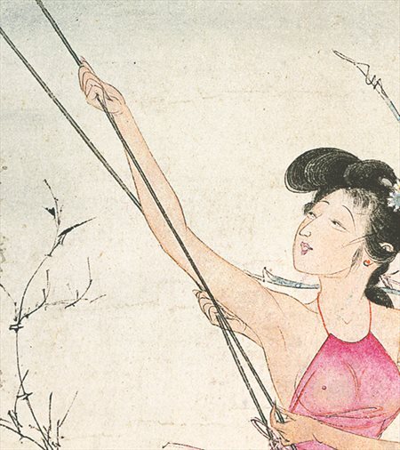 海曙-胡也佛的仕女画和最知名的金瓶梅秘戏图